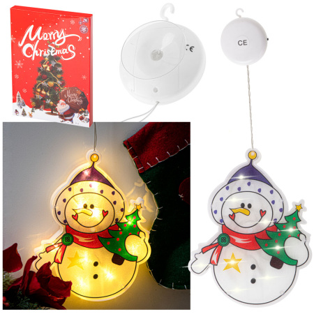 LED pakabinamas apšvietimas Kalėdų dekoracijos sniego senis