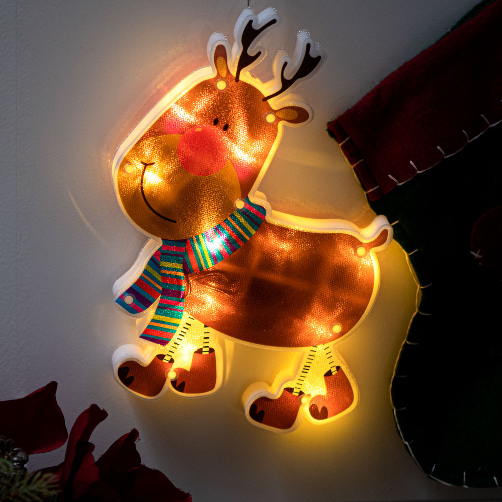 Lampki-LED-wiszaca-dekoracja-swiateczna-renifer-1058352 LED pakabinamas apšvietimas Kalėdų dekoracijos šiaurinis elnias