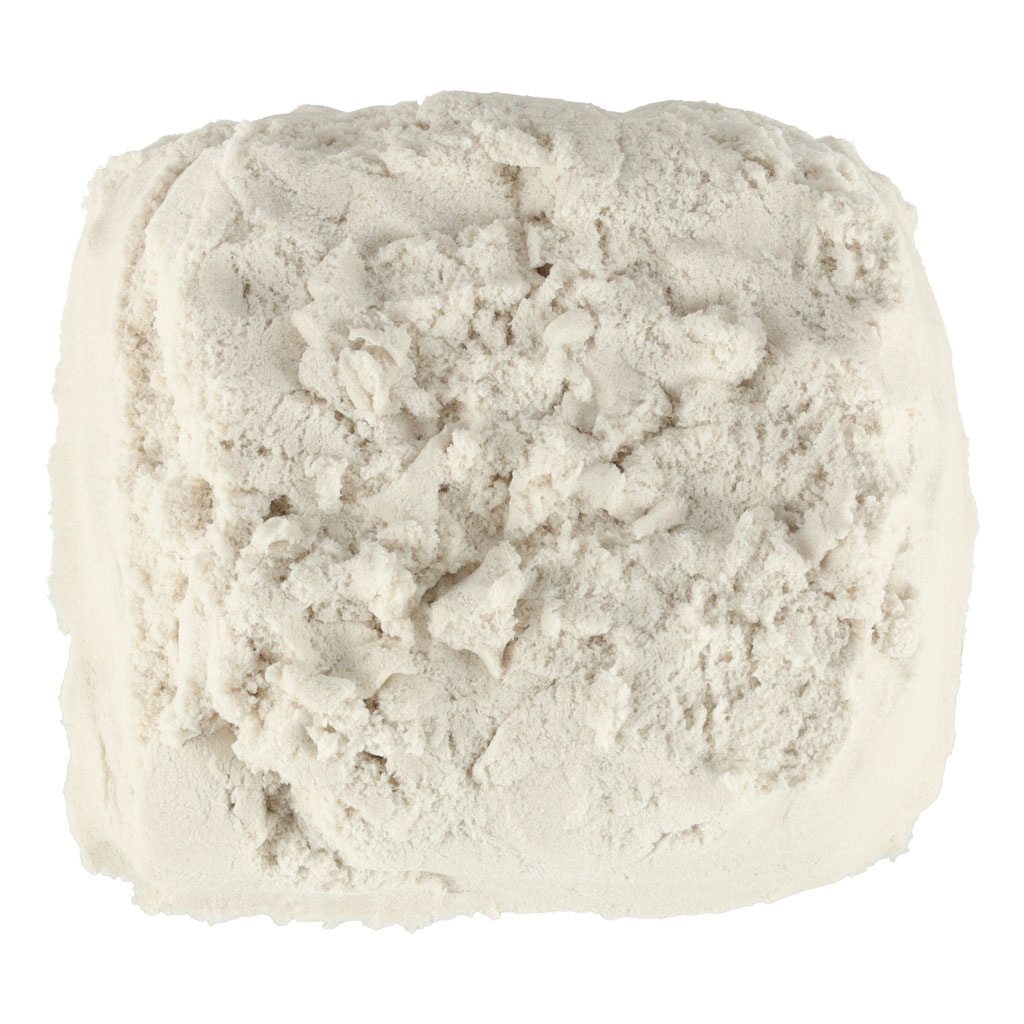 Vaikiškas smėlis 1 kg maišelyje baltas
