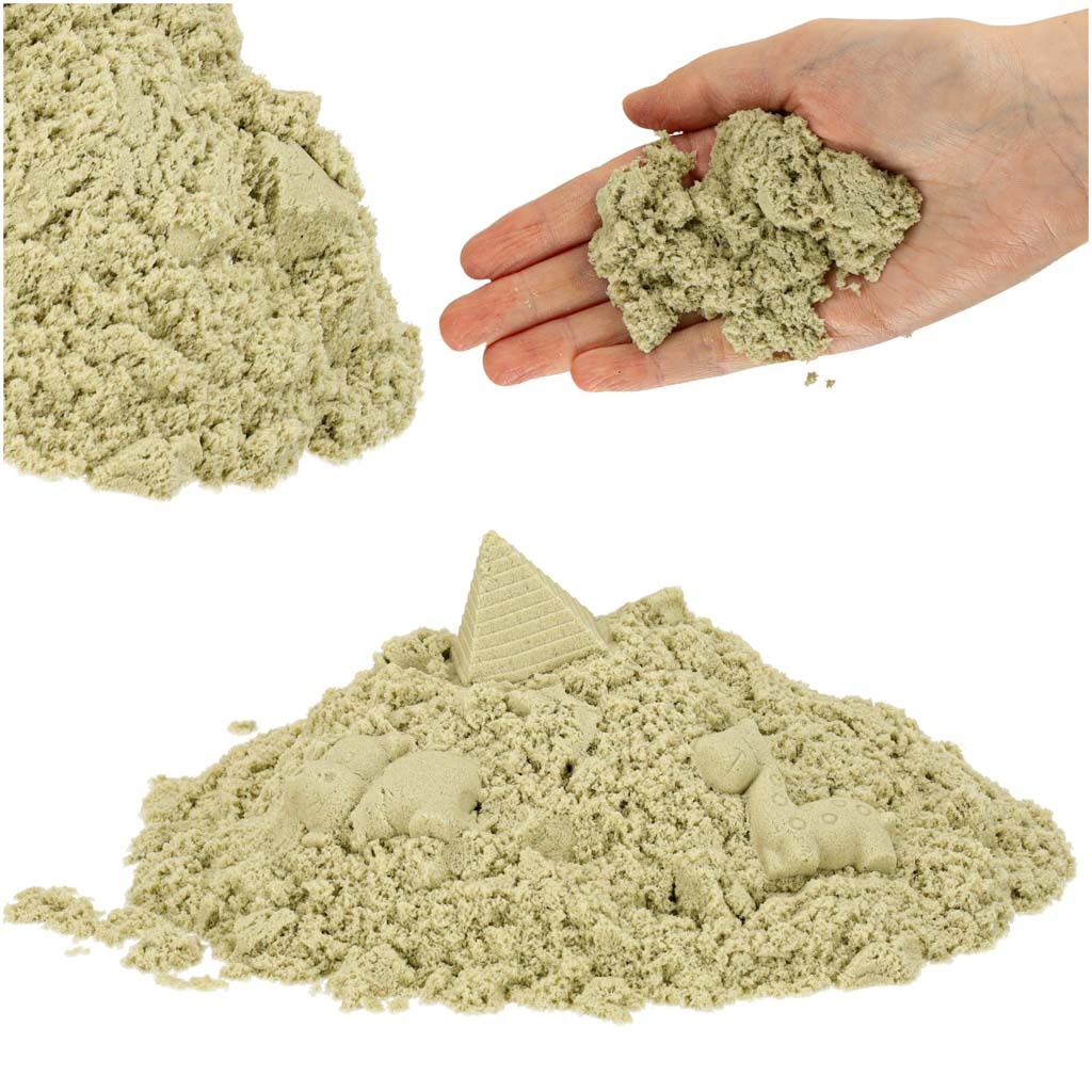 Piasek-kinetyczny-1kg-w-woreczku-naturalny-bezowy-165380 Kinetinis smėlis 1 kg maišelyje, natūralus smėlio spalvos
