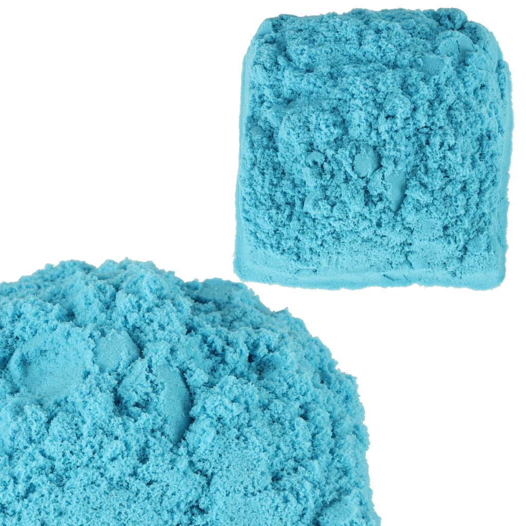 Piasek-kinetyczny-1kg-w-woreczku-niebieski-145054 Kinetinis smėlis 1 kg maišelyje, mėlynos spalvos