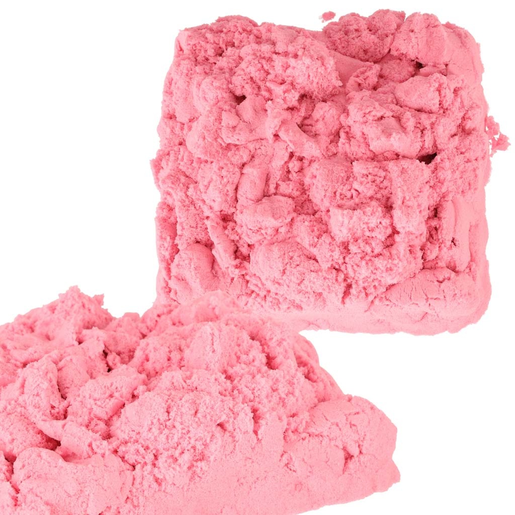 Piasek-kinetyczny-1kg-w-woreczku-rozowy-145059 Kinetinis smėlis 1 kg maišelyje rožinės spalvos