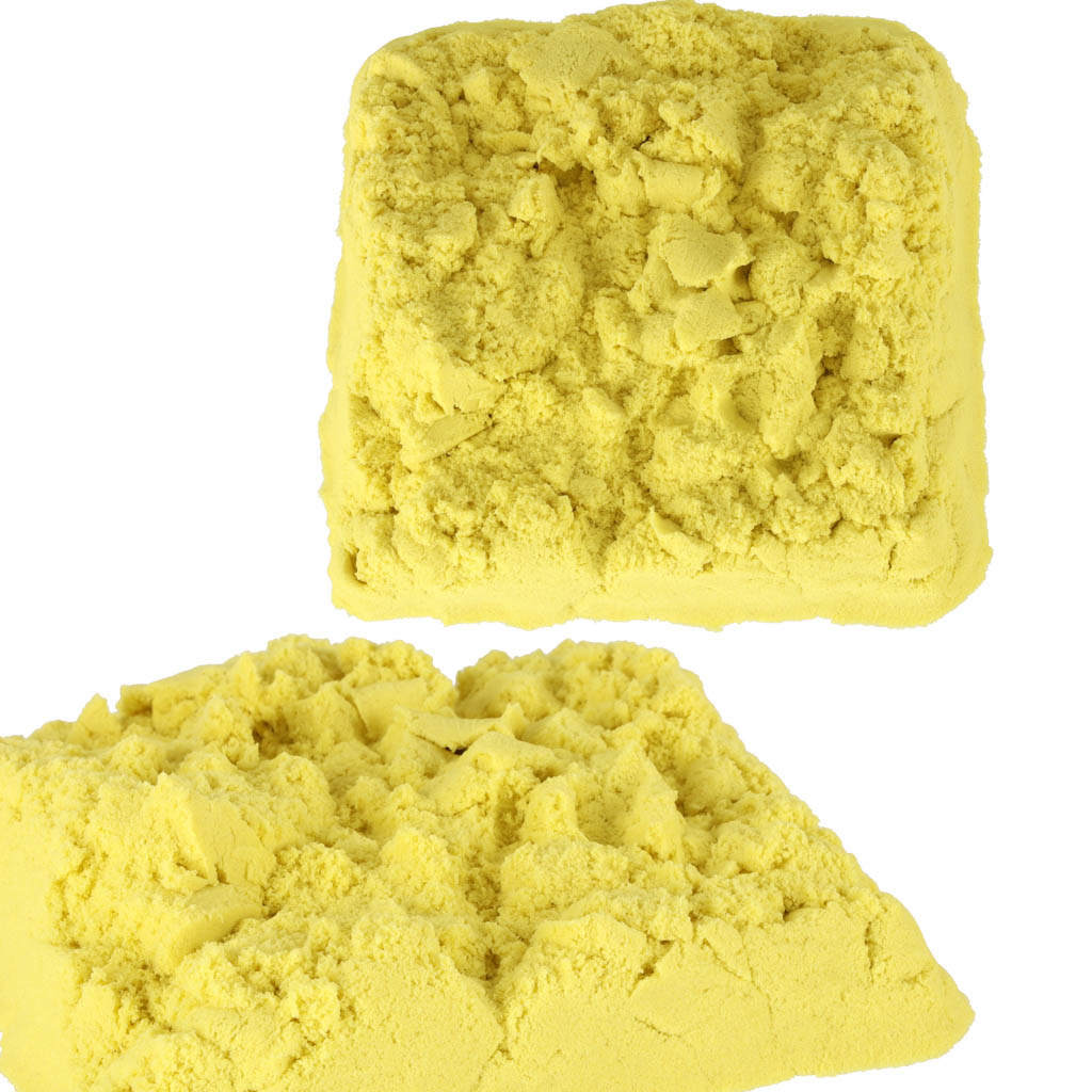 Piasek-kinetyczny-1kg-w-woreczku-zolty-145069 Kinetinis smėlis 1 kg maišelyje geltonos spalvos