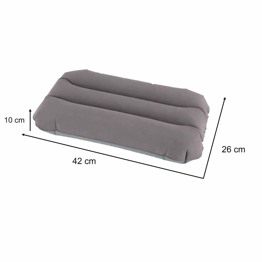 Poduszka-dmuchana-turystyczna-welurowa-BESTWAY-67121-szara-184046 BESTWAY 67121 Kelioninė pripučiama veliūrinė pagalvėlė pilka