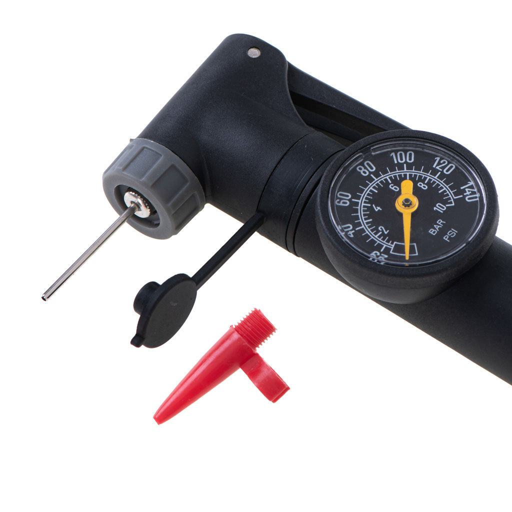 RALLEX-Pompka-do-roweru-z-manometrem-rowerowa-reczna-do-pilki-materaca-z-uchwytem-na-rower-164436 L-BRNO Dviračių pripūtimo aparatas su manometru, rankena