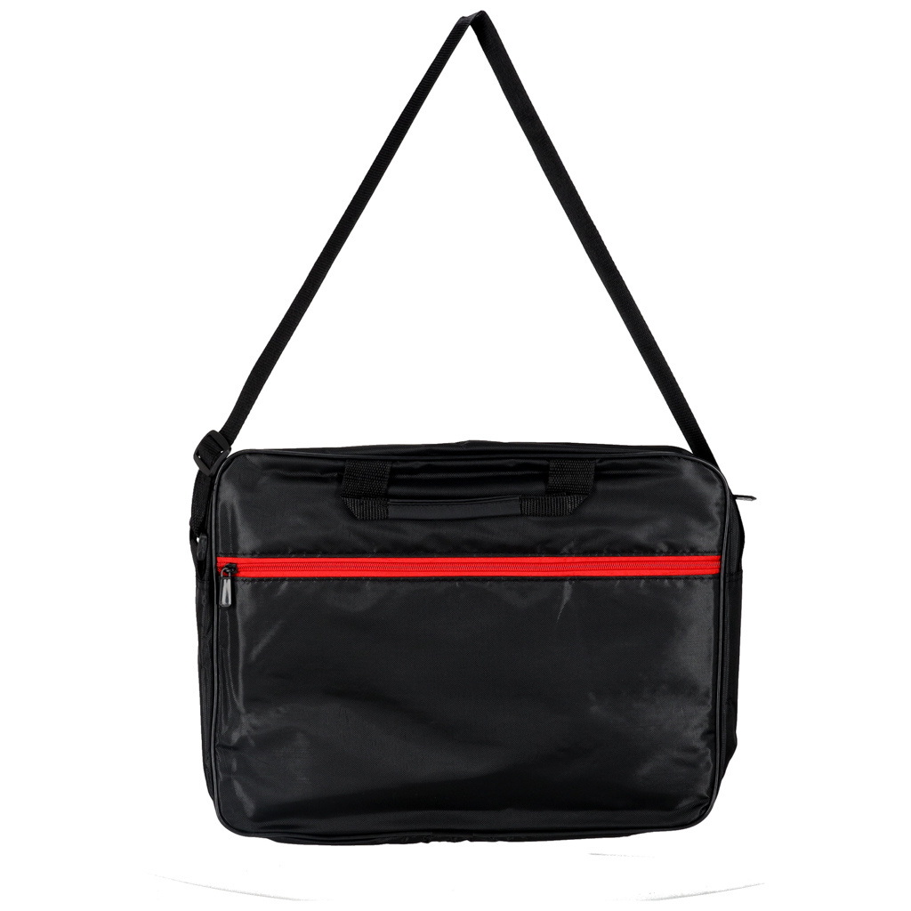 Torba-na-laptopa-15-6-cali-etui-pokrowiec-z-paskiem-teczka-damska-meska-czarna-174696 Nešiojamojo kompiuterio krepšys 15,6 colių dėklas su dirželiu portfelis moteriškas vyriškas juodas