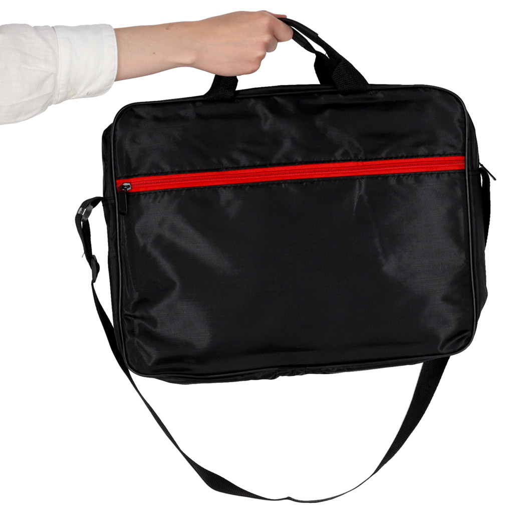 Torba-na-laptopa-15-6-cali-etui-pokrowiec-z-paskiem-teczka-damska-meska-czarna-174701 Nešiojamojo kompiuterio krepšys 15,6 colių dėklas su dirželiu portfelis moteriškas vyriškas juodas